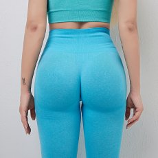 Define Seamless Tights, Turquoise