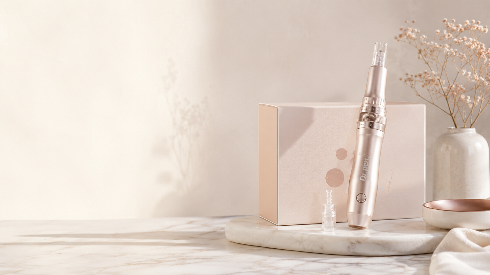 Drpen hudvard och microneedling produkter