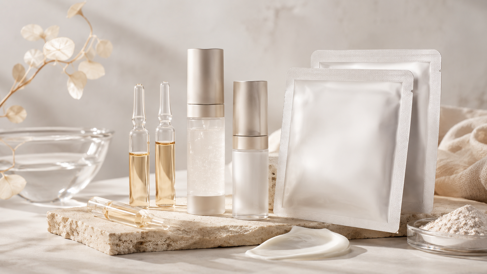 Keratin och vårdande produkter för lash lift och brow lift
