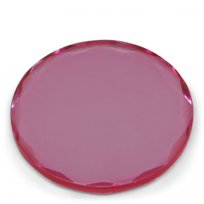 Crystal Plate Rosa