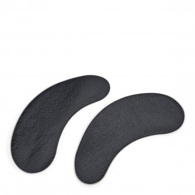 Svarta luddfria gel eyepads för fransförlängning, 50-pack från Bellestore för skydd av undre ögonfransar
