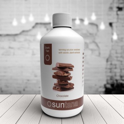 Suntana Chocolate 250ml spraytan-lösning med 10% DHA för mörk naturlig solbränna