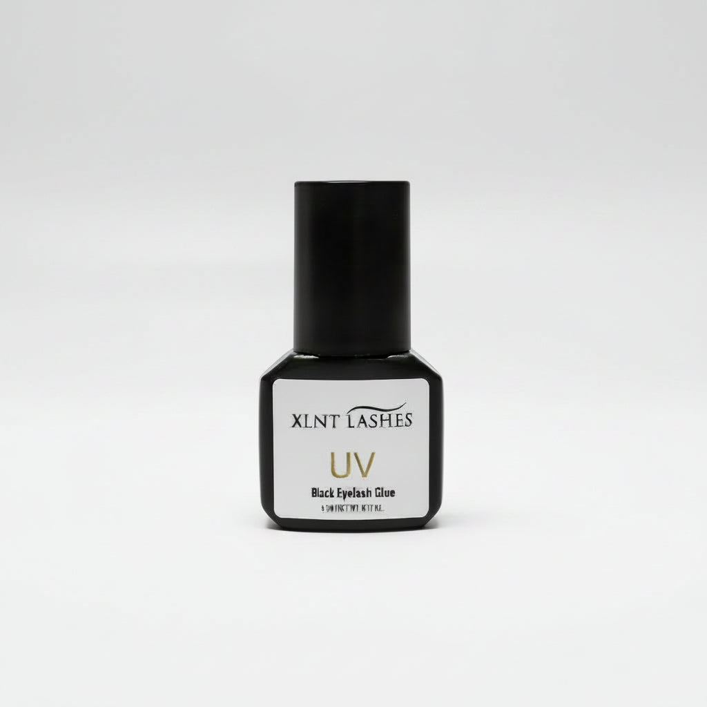 UV Glue 5ml svart TPO-fritt UV-lim för professionell fransförlängning från XLNT Lashes