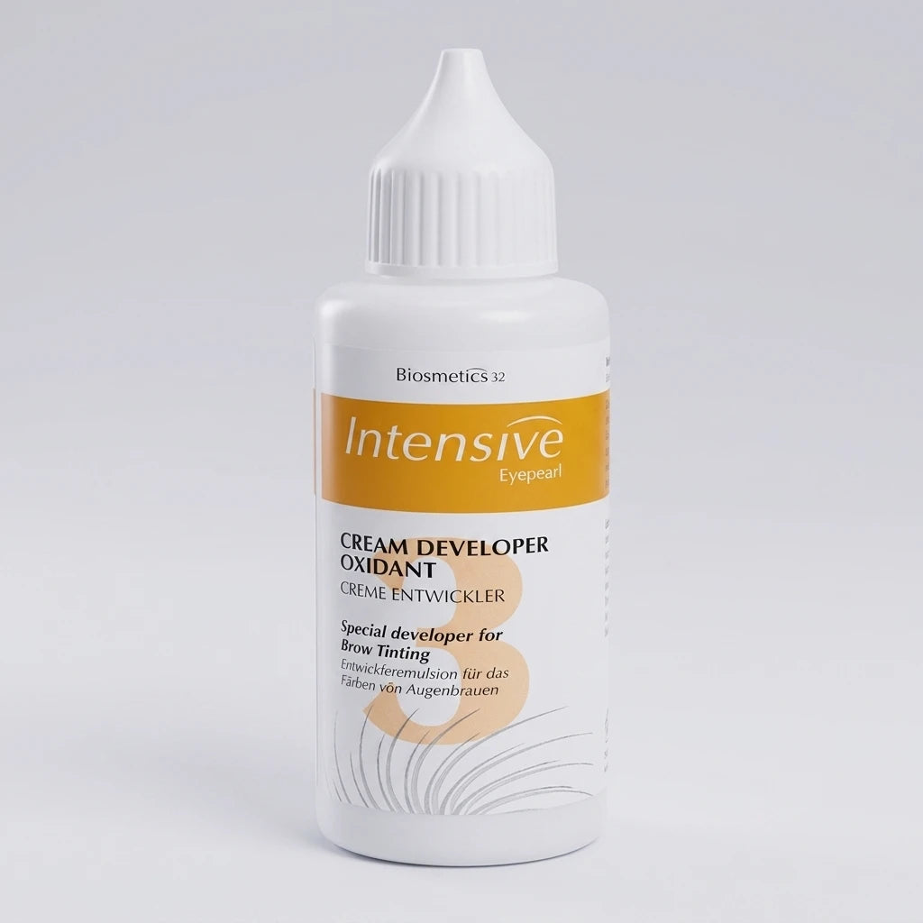 Intensive 3% Cream Developer 50 ml – kremformad oxidant för professionell bryn- och fransfärgning.