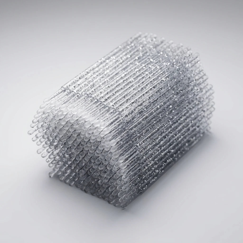 Microborste 100pack Svart Glitter