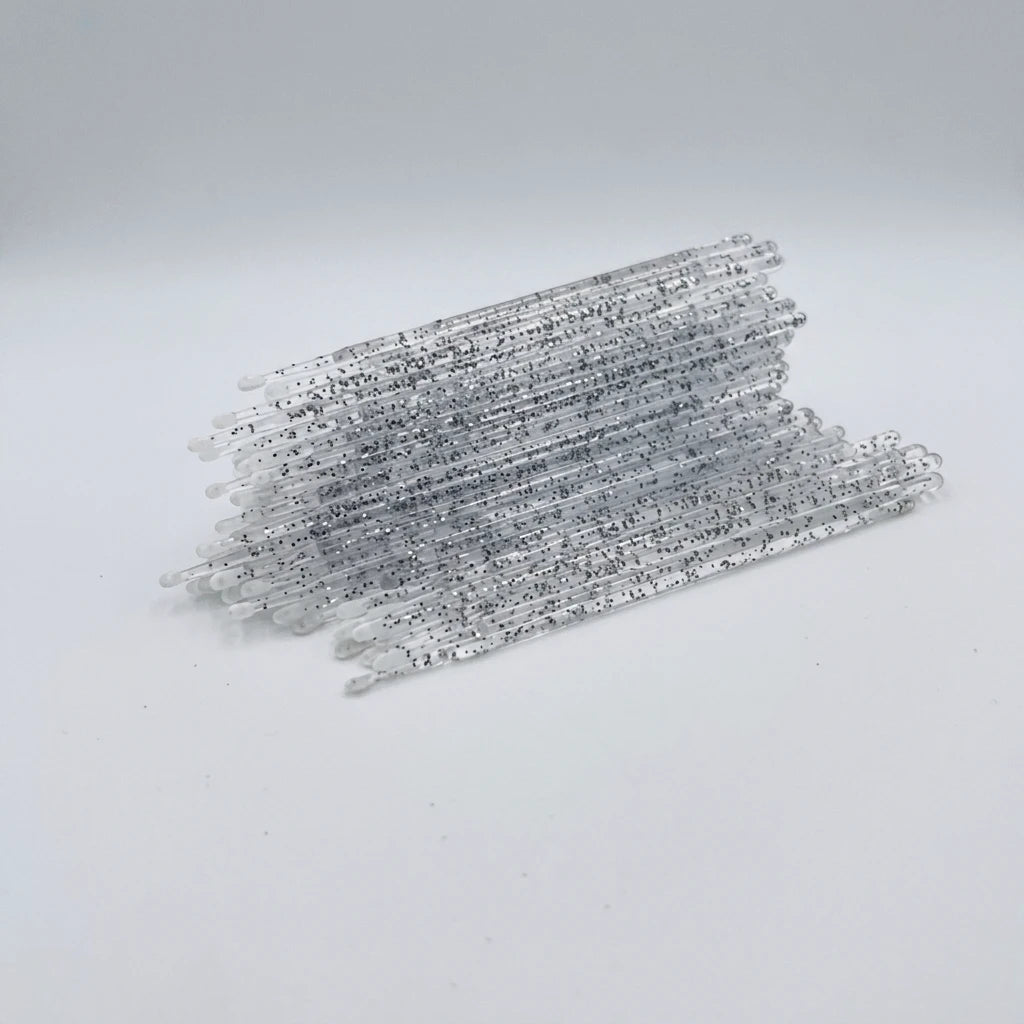 Microborste 100pack Svart Glitter