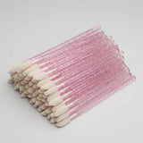 Applikatorborste 50st Rosa Glitter