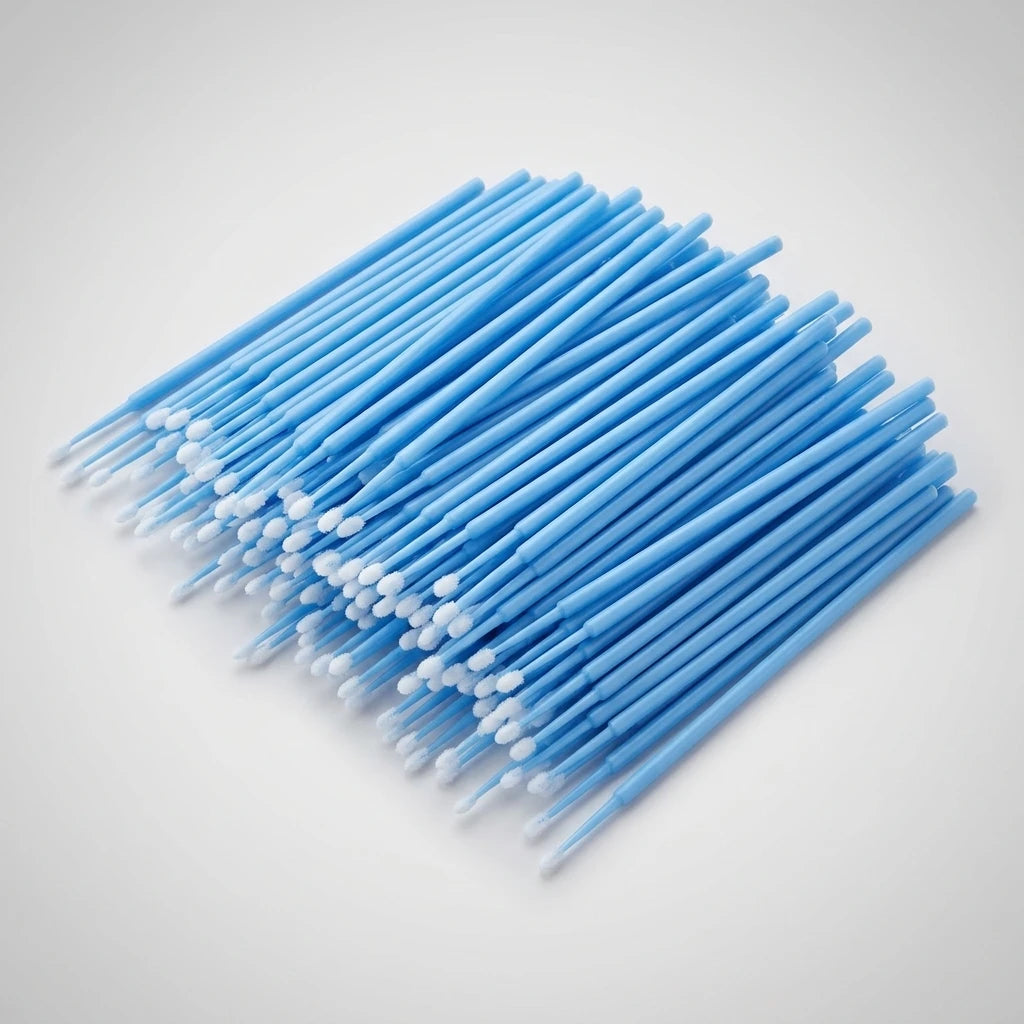 Microborste 100pack Blå