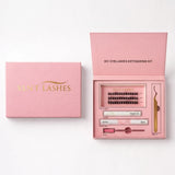 Easy Lashes Startkit D-Böj DIY Rosa