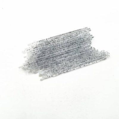 Microborste 100pack Svart Glitter