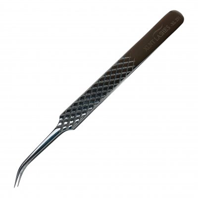 Böjd pincett XL-231 från Bellestore med lång näbb för volymfransar och singelfransar