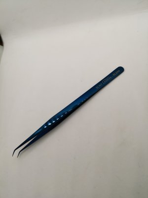 XL-244 böjd pincett med 45 graders vinkel och 5 mm tipp för fransförlängning, Bellestore