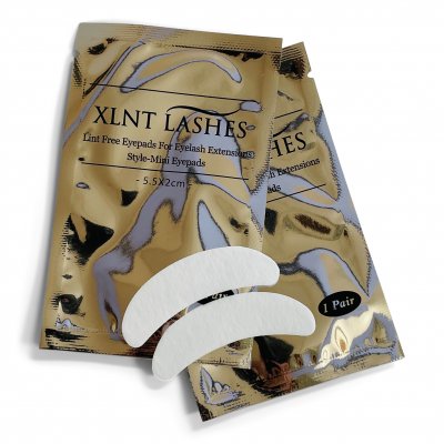 Lint Free Eyepads Mini 50-pack – luddfria gel-pads som skyddar undre ögonfransar vid fransförlängning