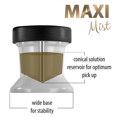 Maximist reservkopp med mätskala på sidan, kompatibel med Lite Plus och Aura Elite spraytanmaskiner.