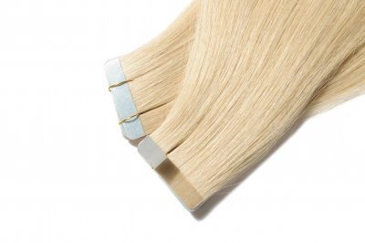 Hair Plus tejp löshår rakt 40 cm Premium i 100% remy human hair för hårförlängning