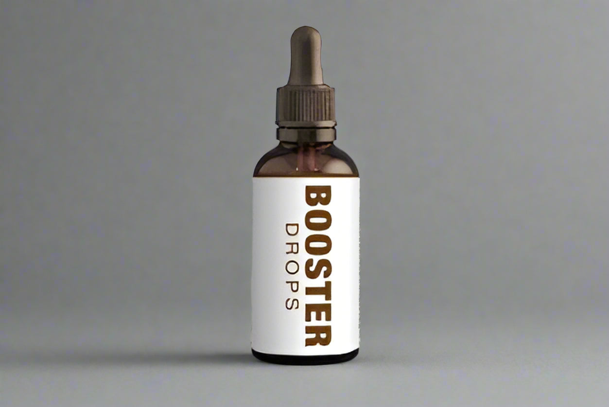 Spray Tan Booster Drops 50ml droppflaska från Bellestore för att höja DHA-nivån i spraytanvätska