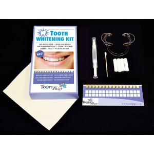 Bellestore Tandblekningsgel No.2 kit med gel, munöppnare, tandskala och bomullsrullar för LED-blekning i salong