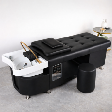 Head spa säng svart