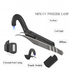 Mini uv led lampa fransar