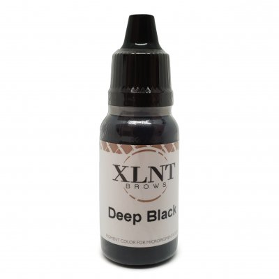 PMU Liquid Pigment Deep Black 15ml, XLNT BROWS